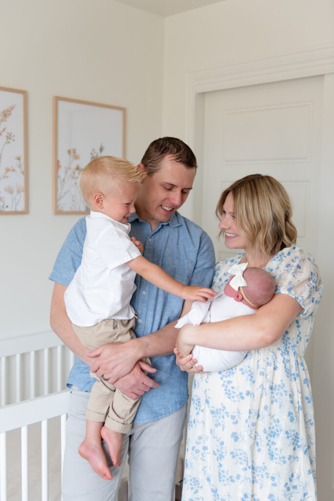 Bright and Clean newborn photos in-home St. George, Utah