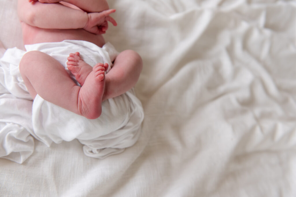 St. George, Utah newborn toes
