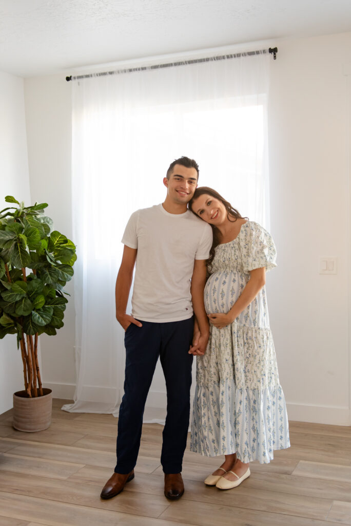 Maternity and family photography in Hurricane Utah – joyful, natural moments at The Studio Hurricane