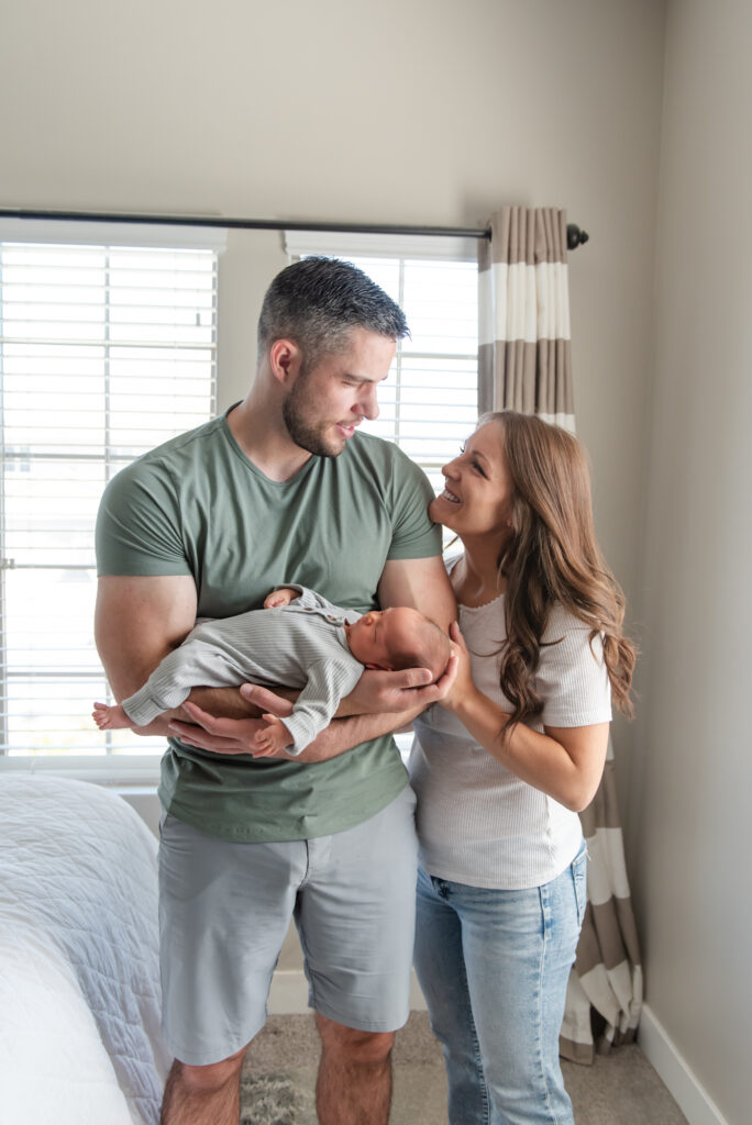 Parents with newborn baby St. George, Utah