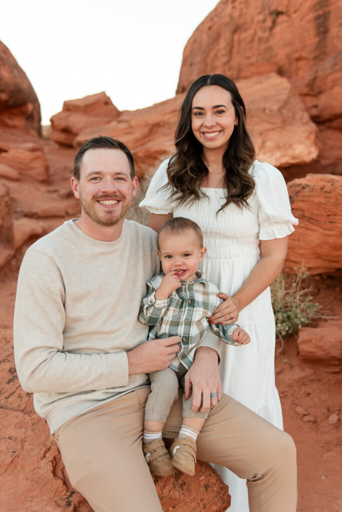 Red rock family photos