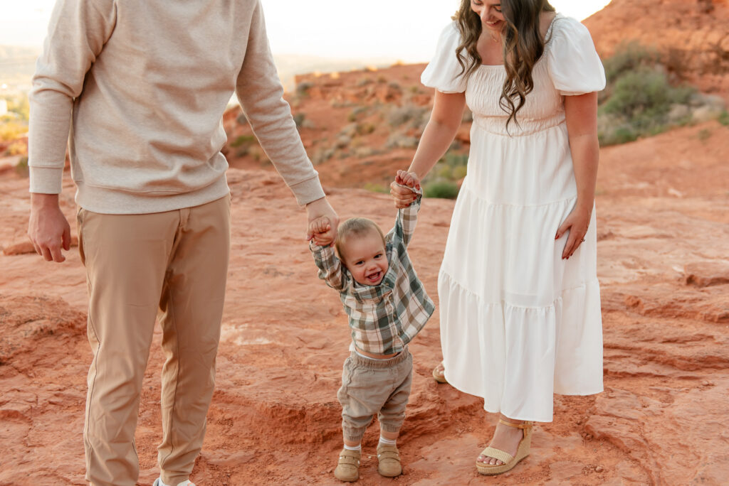 Family red rock photos