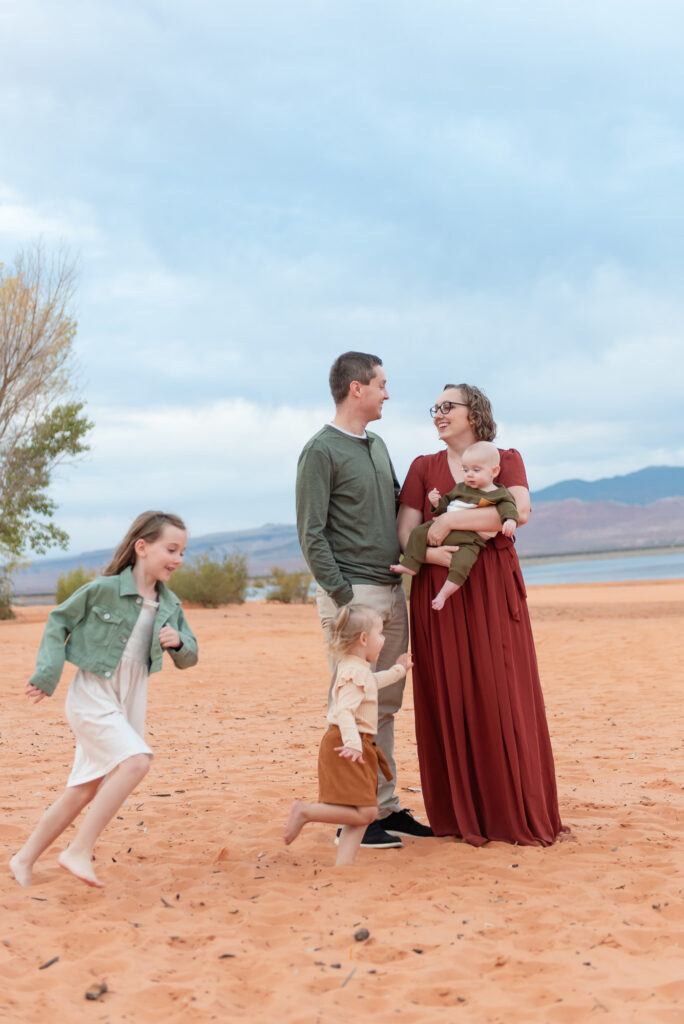 Fall family photos in hurricane, utah