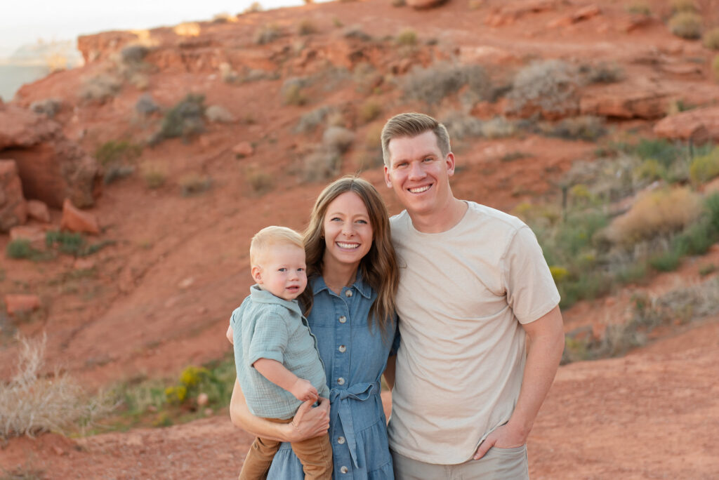 Family at Pioneer Park St George Utah