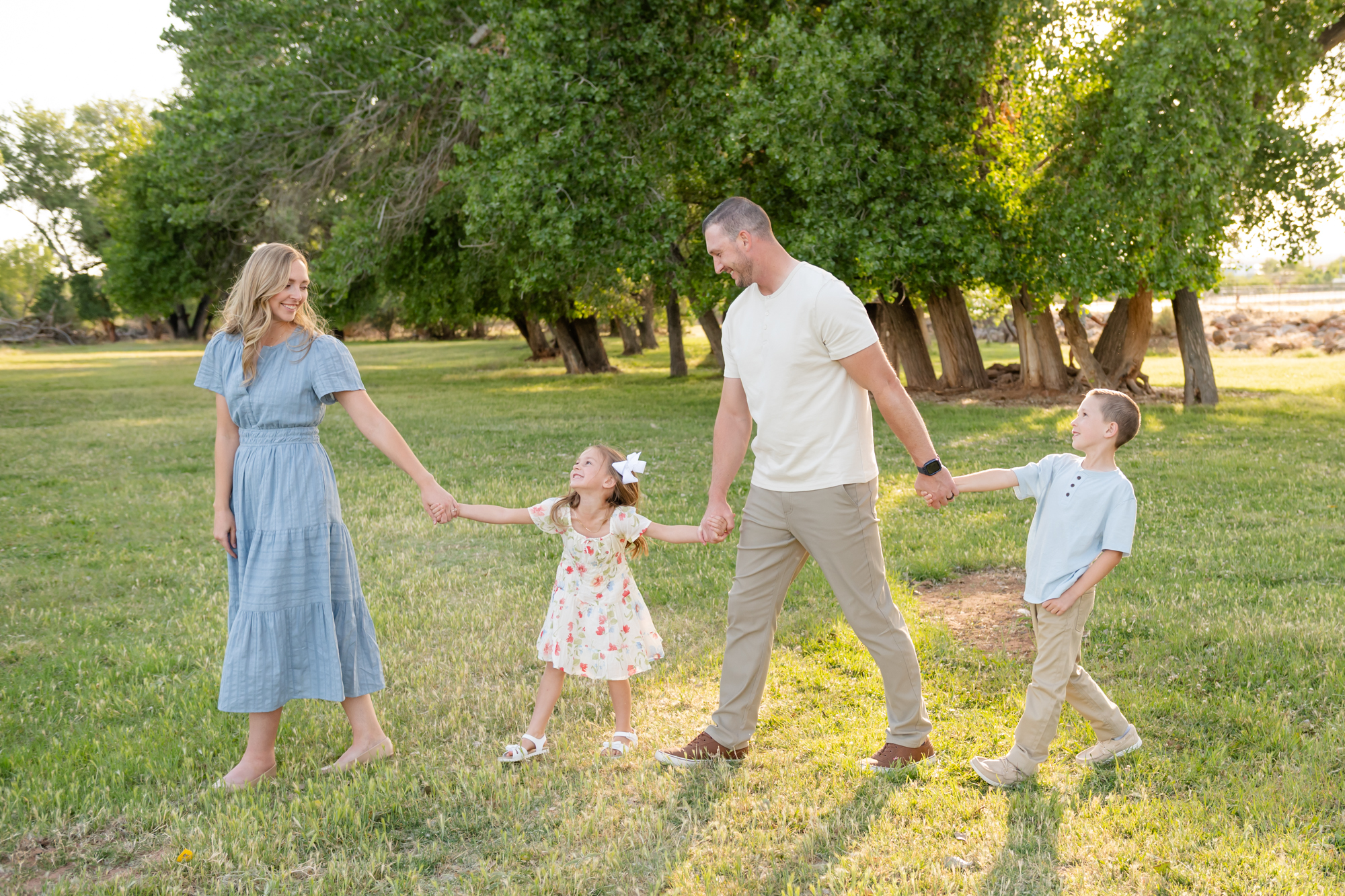 Family photos in Washington Utah